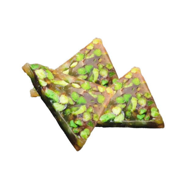 Pistachio Turkish Delight Triangles